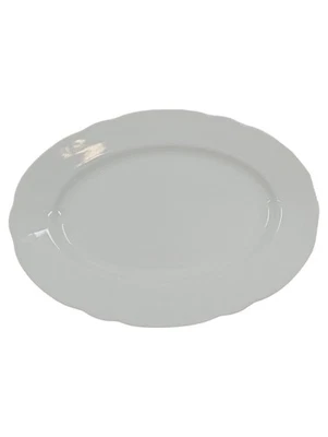 Hutschenreuther Plat de Service Ovale Porcelaine Blanc 28cm - Photo 1/2