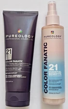 Pureology Color Fanatic Conditioning Hair Mask + Heat Protection Leave-In Spray!