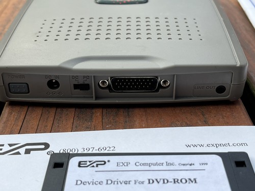 Lecteur DVD portable vintage PCMCIA - Photo 3/6