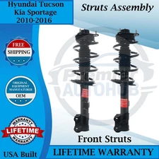 Monroe OEM Front Struts For 2010-2016 Hyundai Tucson/Kia Sportage Lifetime Warr.