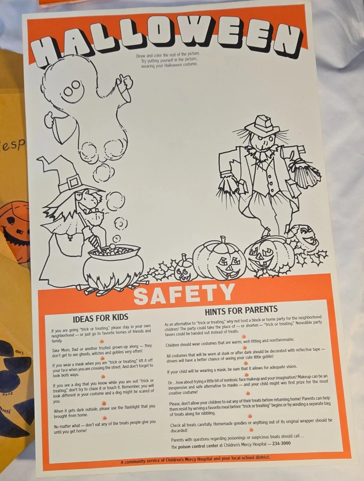 Хэллоуин класса элементарные украшения игры закладки награды книга лот - Изображение 3 из 4