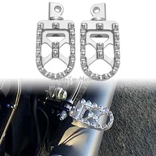 Motorcycle CNC Wide Foot Peg Footrest Pedal MX Style For For Harley Sportster