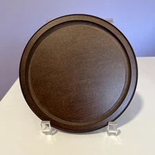 Vintage Wood Base For Cheese Keeper Or Decorative Dome 6.75” Diameter