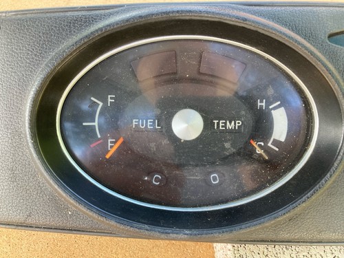 1972-76 Chevy LUV Pickup Gauge Cluster, Dash Insert, Speedometer, OEM, Chevrolet - Picture 5 of 24