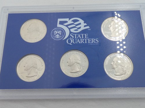2005 U.S. 5 Coin State Quarter Proof Set PU-26 - 第 3/4 張圖片