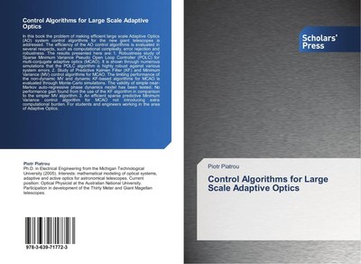 Piotr Piatrou | Control Algorithms for Large Scale Adaptive Optics | Taschenbuch