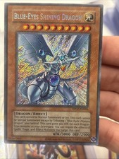 Blue Eyes Shining Dragon RP02-EN096 Reprint Secret Rare Card Near Mint Condition