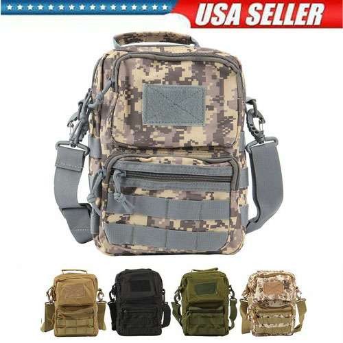 Taktischer Rucksack Kuriertasche Wandern Camping Herren Militär Schlinge Schultertasche - Bild 1 von 16