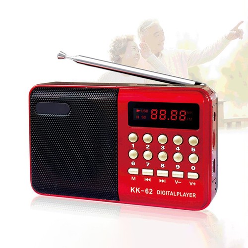Rechargeable Portable FM/AM Radio Digital LCD Screen Speaker MP3 Music Player UK - Picture 10 of 13