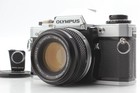 *Prawie idealny z adapterem ręcznym* Olympus OM-10 Srebrny aparat filmowy 50mm F1.8 Obiektyw