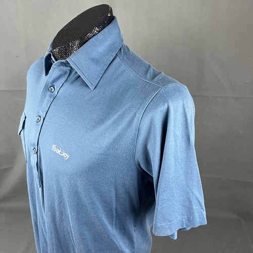 The Titleist Collection FootJoy Golf Polo Shirt Mens Large SS Blue Pullover - Picture 6 of 13