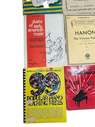 Lot of 14 Vintage Piano Lesson and Song Books 1920s-1970s Mixed Lot of Skill - Bild 6 von 6