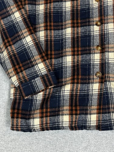 Pulse Jacket Mens XL Plaid Button Up Lined Shirt Coat Polyester Classic Fall - Picture 4 of 13