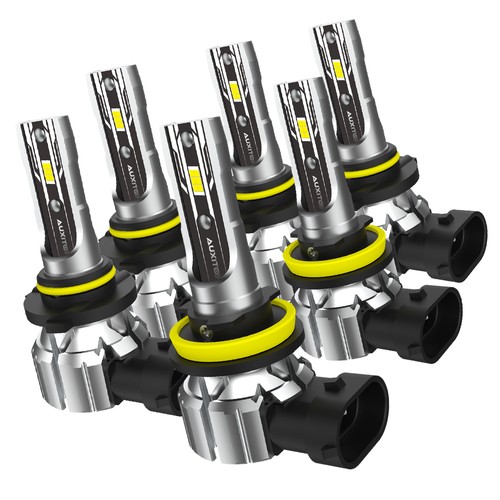 9005 9006 H11 Combo Faros LED Kits de Niebla Bombilla 6000K Blanco Bombillas de haz alto bajo - Imagen 12 de 13