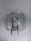Vintage Pyrex P-7-C Replacement Square Glass Lid Corning Ware Casseroles 7.25 in