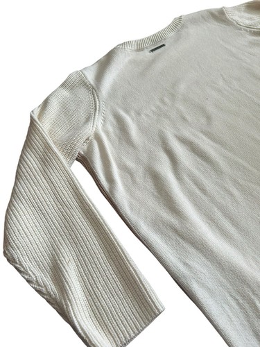 Peace Love World Long Open Slit Ivory Sweater Button Accent Size 3XP - Picture 9 of 10