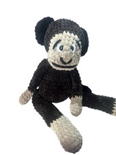 Large Handmade Brown Monkey Crochet Plushie