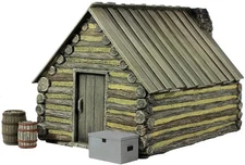 W. Britain 1/30th scale resin #51040 ACW Winter Hut #2