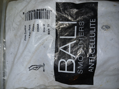Bali Smoothers Firm Control Anti-Cellulite Mid Thigh Length Black Size M A8284 - Bild 1 von 2