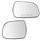 Door Mirror Glass Set-Heated 2 Piece Mirror Glass Set TRQ fits 2010 Highlander