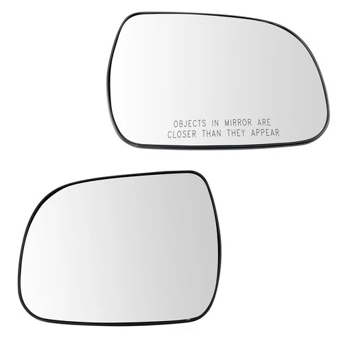 Door Mirror Glass Set-Heated 2 Piece Mirror Glass Set TRQ fits 2010 Highlander
