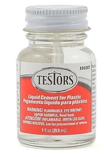 Testors Liquid Plastic Cement 1oz - Plastic Model and Hobby Cement - #281215