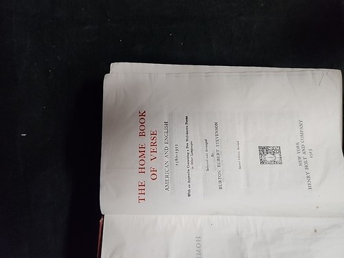 1915 The Home Book of Modern Verse Second Edition Burton E Stevenson HC - Picture 6 of 8