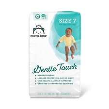 Amazon Brand - Mama Bear Gentle Touch Diapers, Hypoallergenic, Size 7, 20 Cou...
