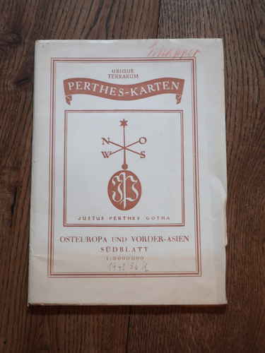 Landkarte Osteuropa und Vorderasien 1942 Türkei, Zypern, usw. - 第 1/9 張圖片