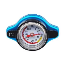 1.3 Bar Thermostatic Radiator Cap 13 PSI Pressure Rating with Temperature Gauge