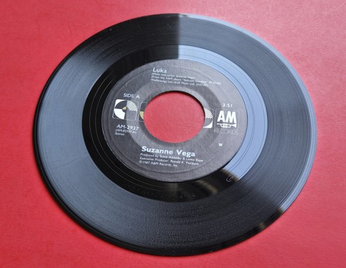 Suzanne Vega Luka Nachtsicht 45 RPM Vinyl 7" Single Original Hülle USA VERKÄUFER - Bild 6 von 11
