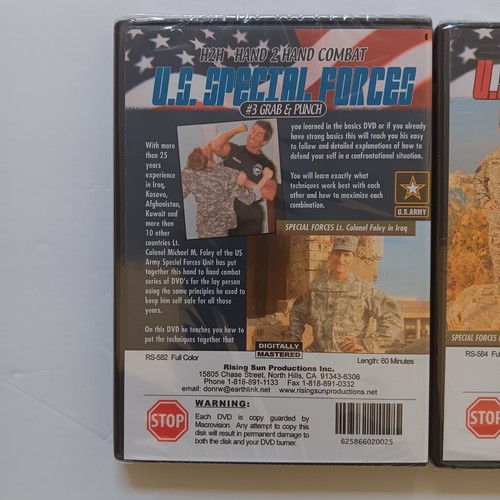 H2H Hand 2 Hand Combat US Special Forces DVD Set (2): #3 Grab & Punch & #5 Knees - Picture 5 of 8