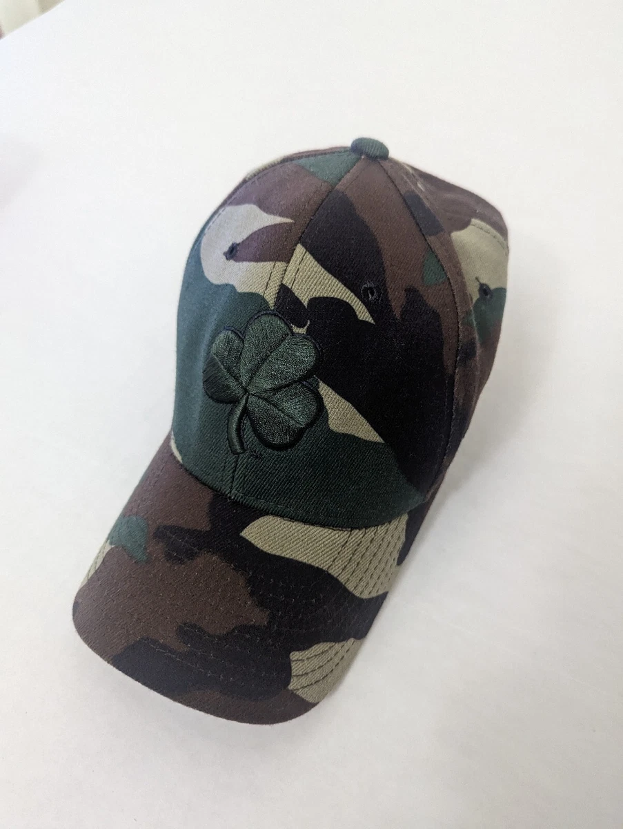Zephyr NCAA Notre Dame Fighting irish Camo Fitted Adult hat size M L Green Black