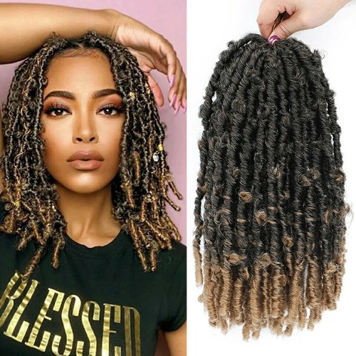 14 Inch 20 strands/Pack Butterfly locs pre looped Crochet Braids - Picture 4 of 10