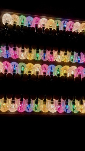 Vtg New Christmas Lights 100 Starburst Tulip Flower Petal Reflectors NOS - Picture 16 of 18