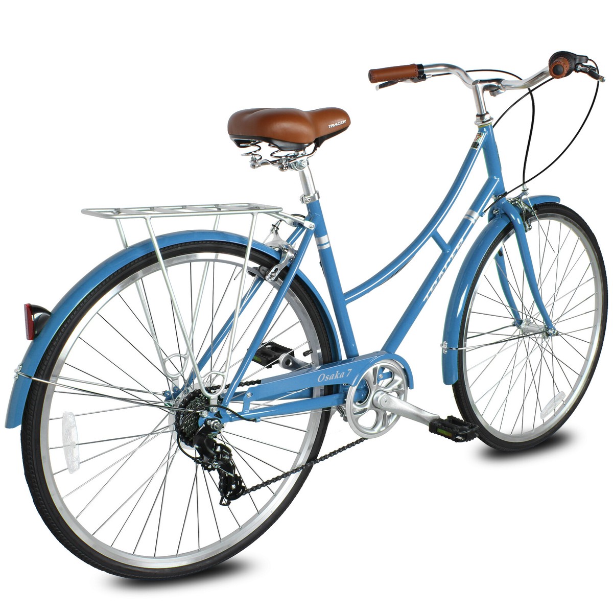 Tracer Osaka 7 Speed Hybrid City Men Women Teen Road Bike