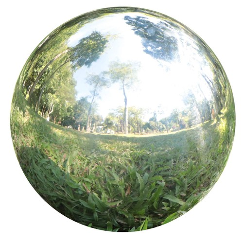 Gazing Balls For Garden Home Outdoor Hollow Sphere Stainless Steel Gazing Gl... - Picture 2 of 5