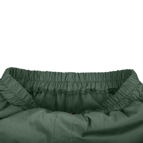 Womens Baggy High Waist Cotton Linen Shorts Ladies Solid Wide Leg Solid Pants - Picture 44 of 59
