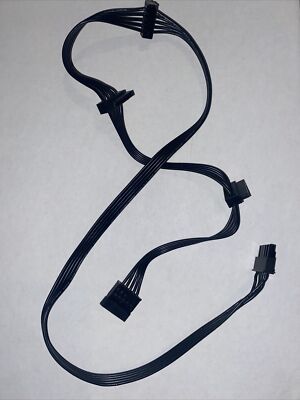 31'' Cougar 6-Pin Male to 4 Port SATA Power Supply Cables