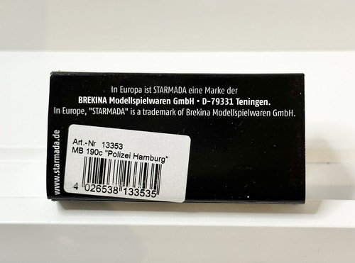 Brekina #13353 Mercedes Benz Police Car. HO 1:87 Preowned. New In Box. - Picture 2 of 7