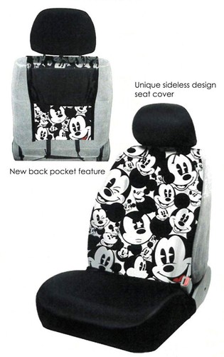 Disney Mickey Mouse Design Low Back Car Seat Covers Spring Shades Floor Mats ... - Picture 2 of 9