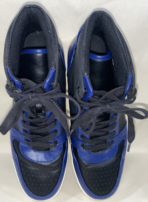 Aldo High Top Shoe Sneaker Blue, Black & White Men's Size 10