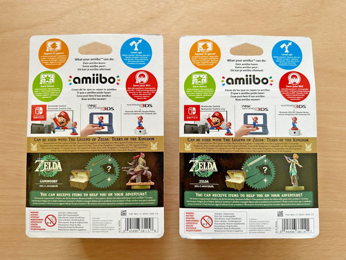 The Legend of Zelda: Tears of the Kingdom - Zelda & Ganondorf paquete amiibo nuevo - Imagen 2 de 6