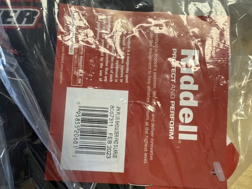Riddell JPK+ Shoulder Pad with Back Plate | X-Large | Sealed - Picture 4 of 4