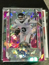  2021 Leaf Metal Draft Crystals Pink #KJC K.J. Costello AUTO/15 MK3