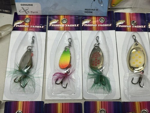 Large lot of New And Used Fishing Tackle Castaic Spoon Spinners And More - Picture 13 of 15