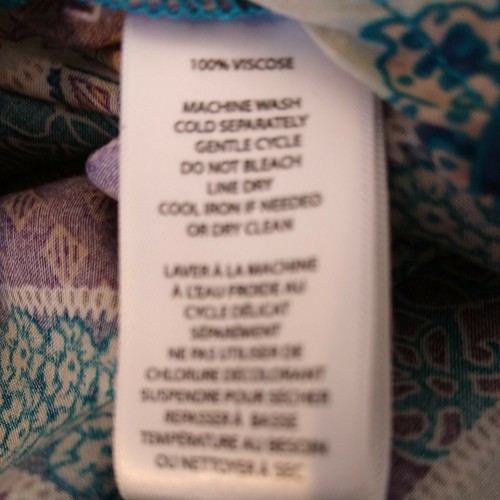 Beach Lunch Lounge Medium Shift Dress Turquoise Blue Smocked Boho Loose Casual - Picture 10 of 10