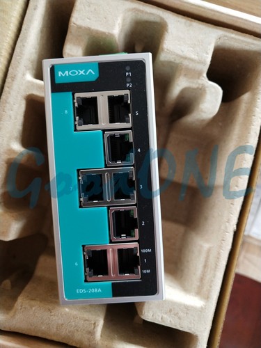 1PC New MOXA EDS-208A 8-port Industrial Switch - Picture 1 of 3