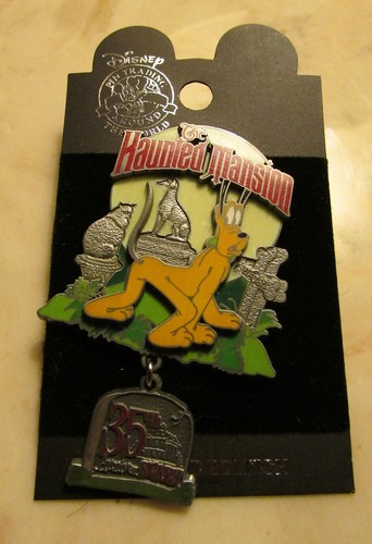 Spilla Disney 32379 DLR Haunted Mansion 35° Anniversario Spilla Cimitero Animali Domestici - Foto 1 di 3