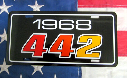 1968 Oldsmobile 442 license plate tag 68 Olds W30 W31 Muscle Car 4 4 2 ...